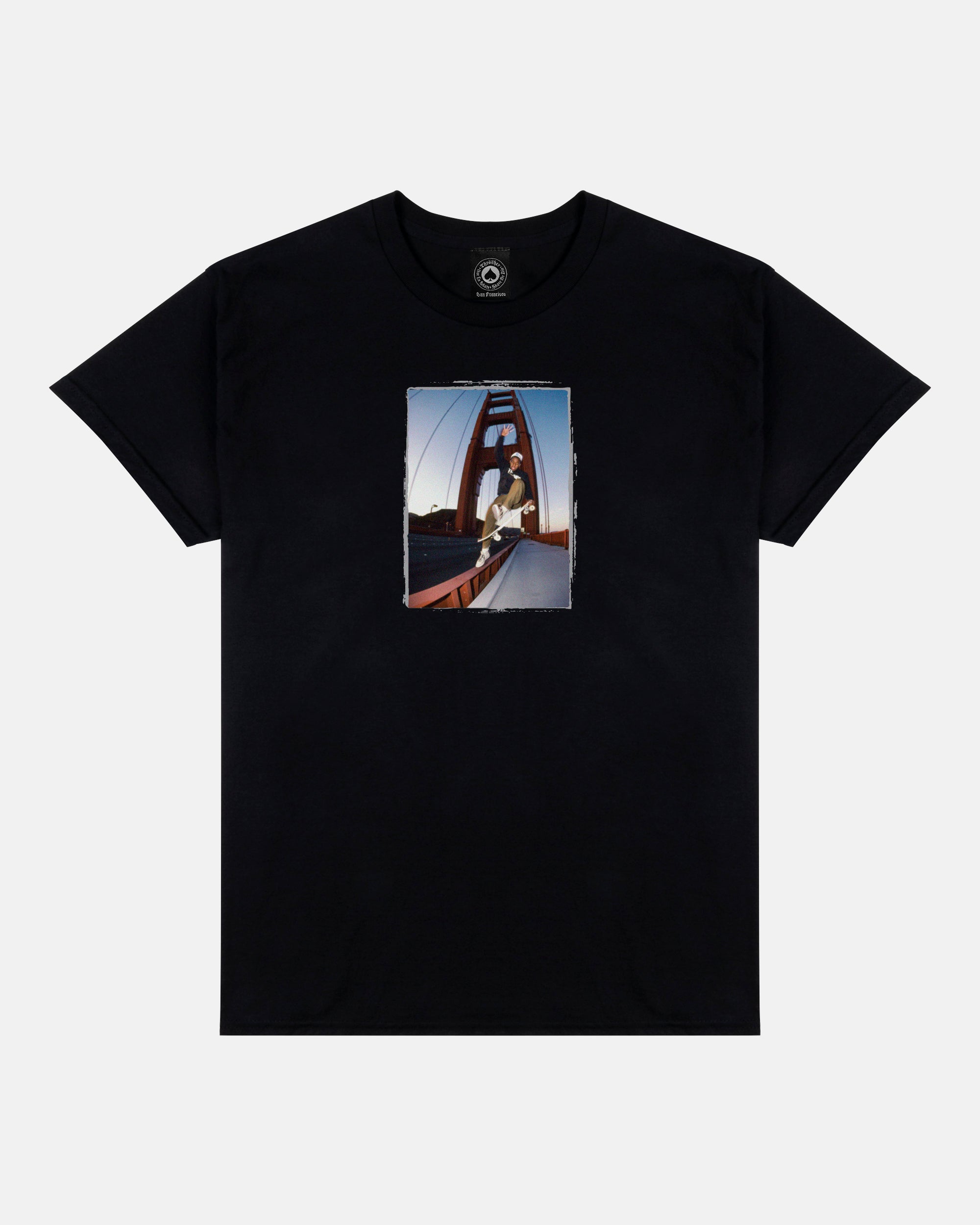 CHUCK TREECE GOLDEN GATE - TSHIRT - BLACK