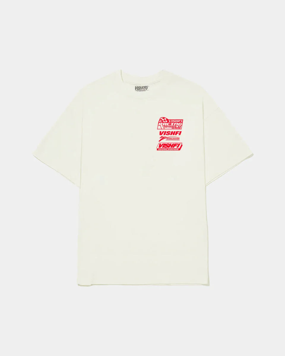 Camiseta Red Logotypes Off White - Four Street