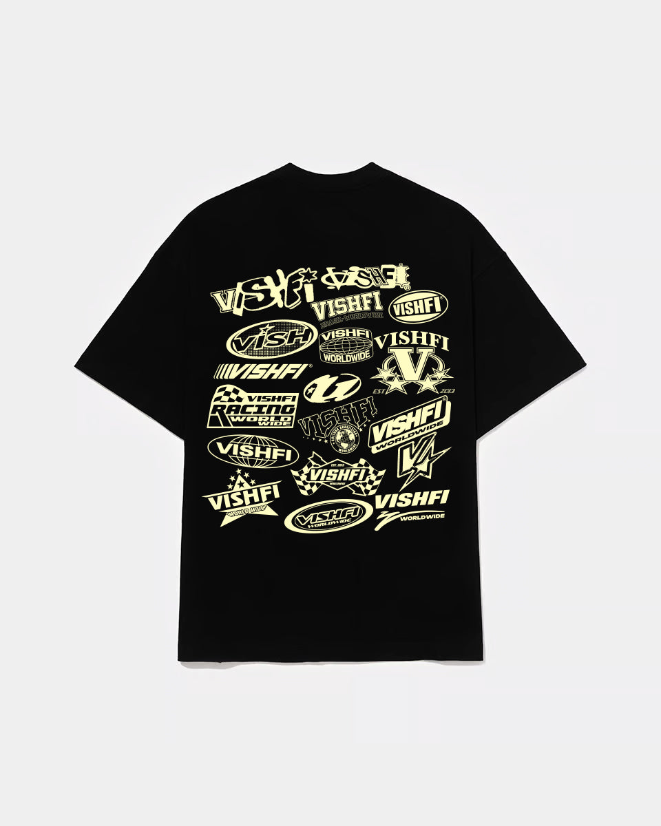 Camiseta Logotypes Preta