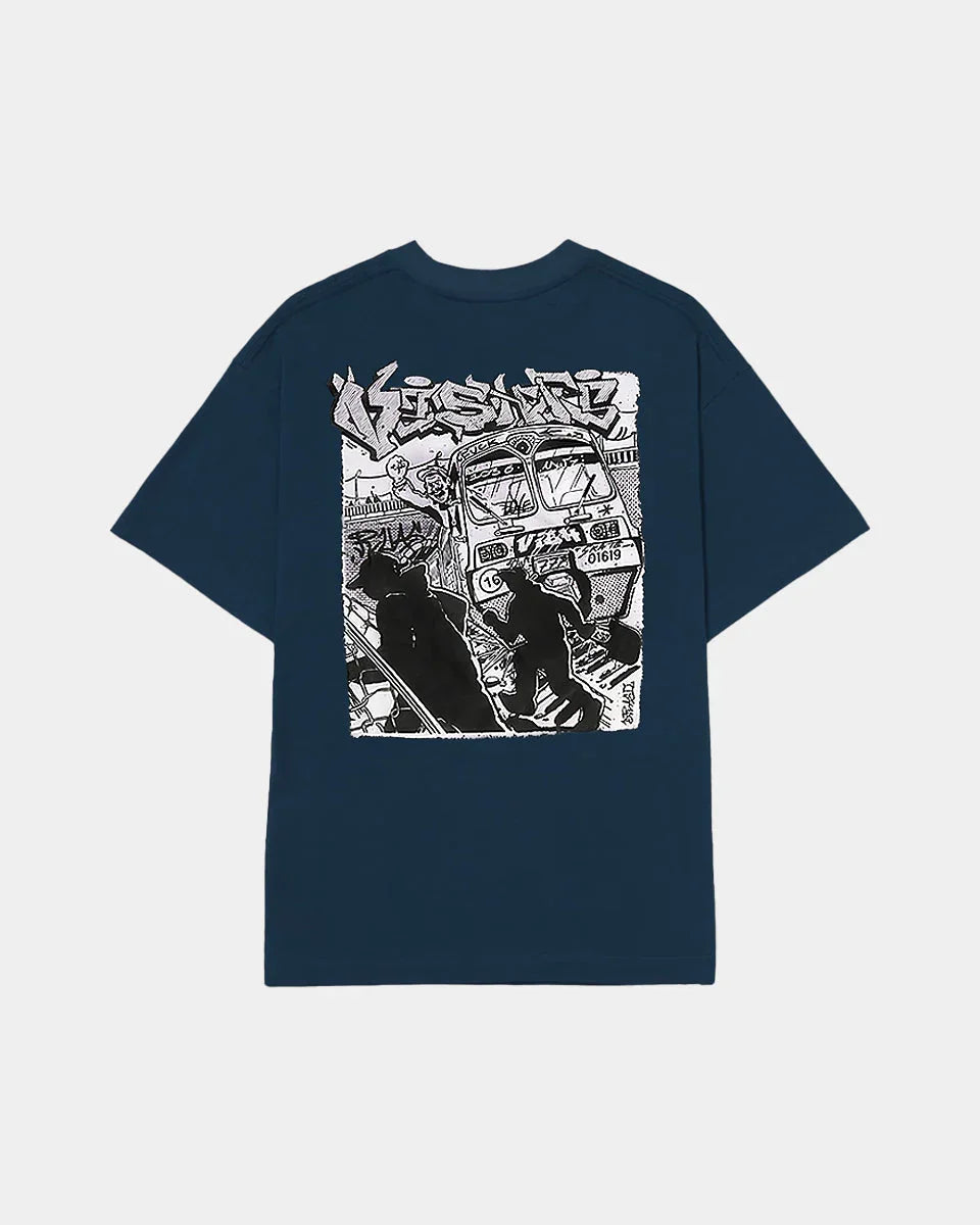 Camiseta Train Azul Petróleo - Four Street