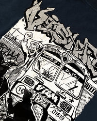 Camiseta Train Azul Petróleo