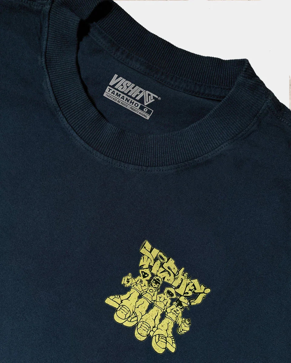 Camiseta VishBoyz Azul Petróleo - Four Street