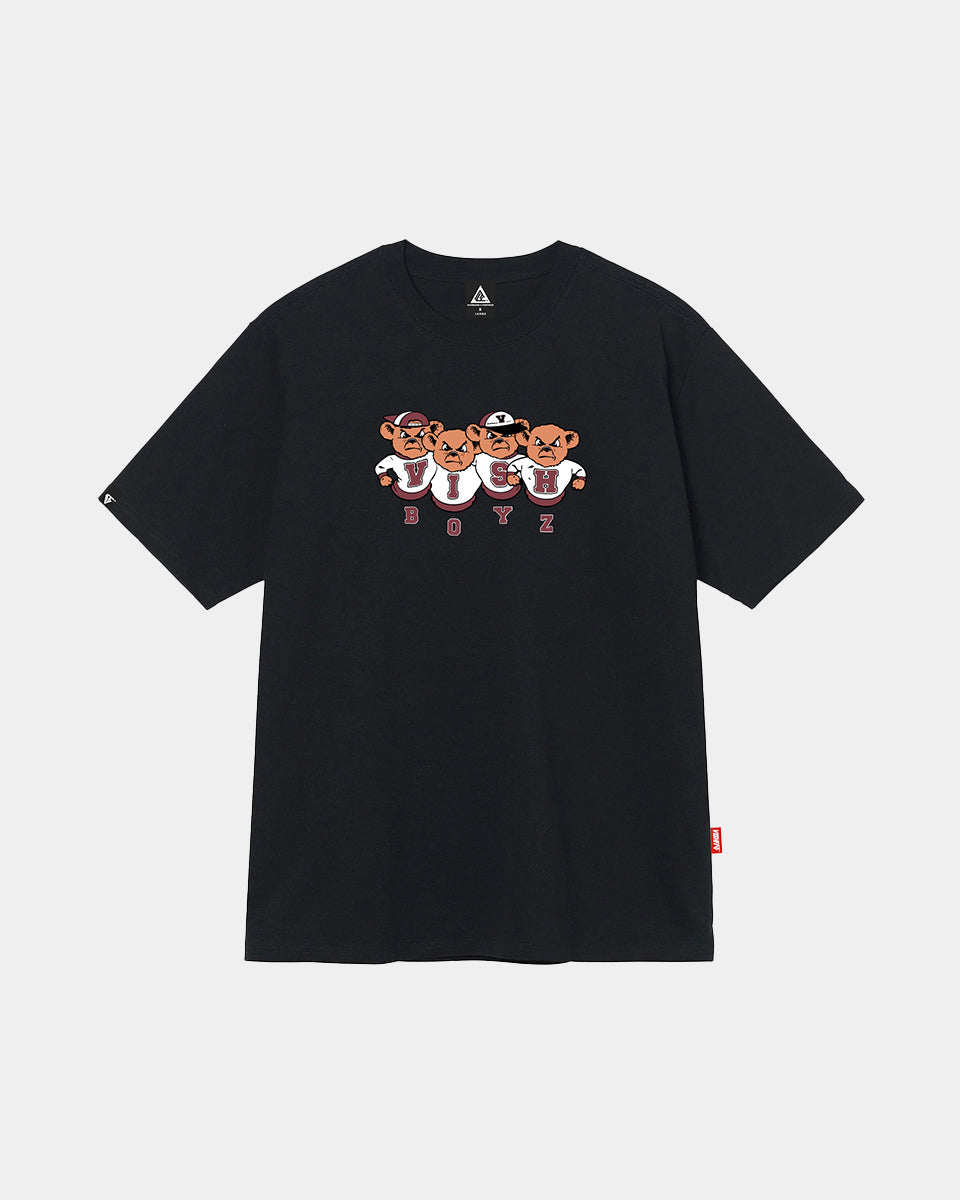 Camiseta Bear Vishboyz Preta