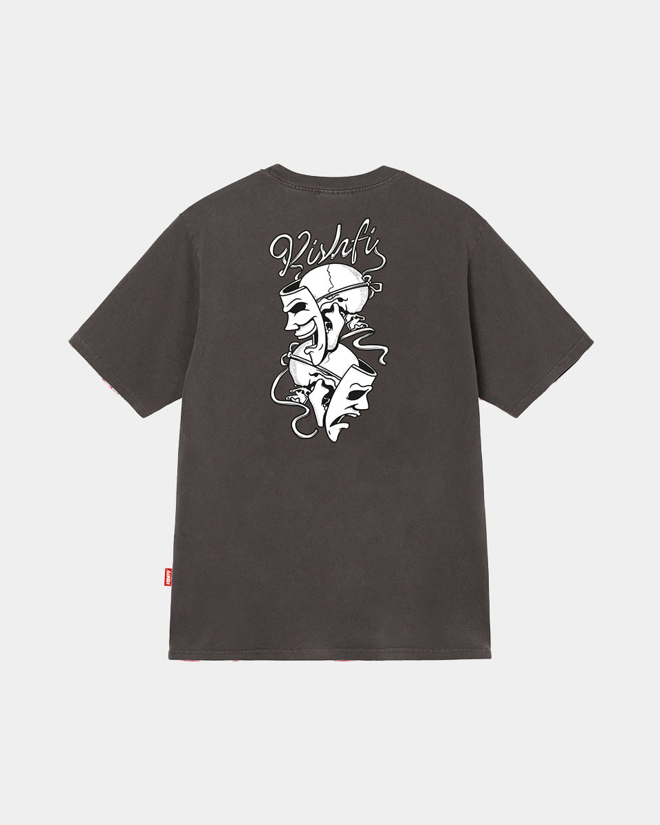 Camiseta Cry Now Later Cinza