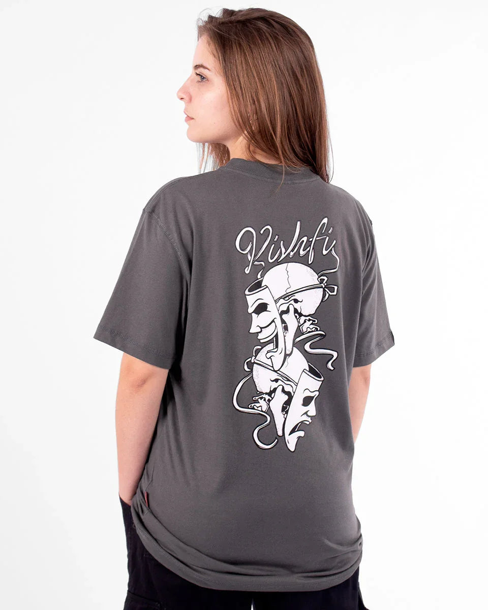 Camiseta Cry Now Later Cinza - Four Street