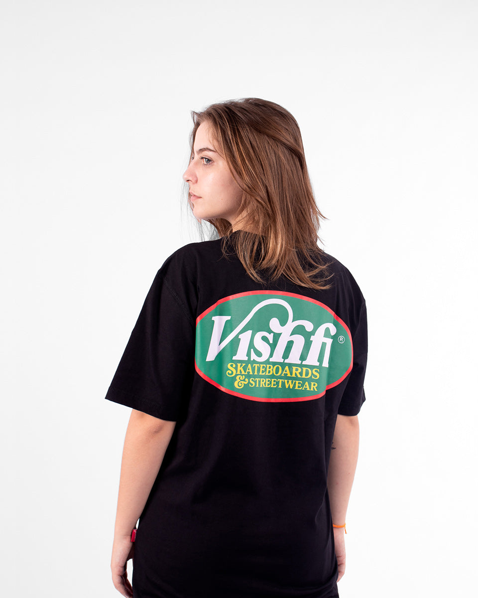 Camiseta Vish Retro Preta