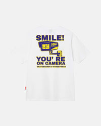 Camiseta Smile! You Re On Camera Branca