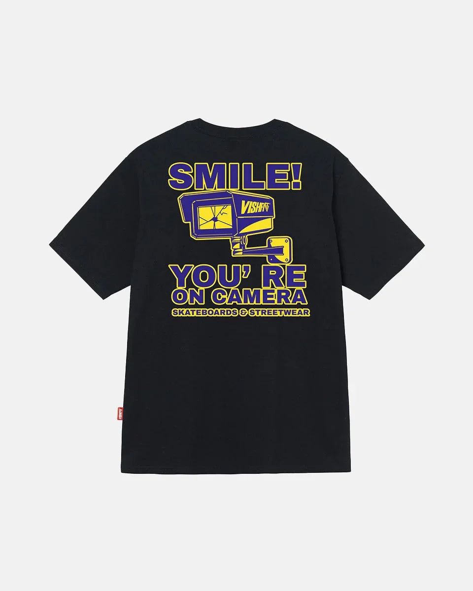 Camiseta Smile! You Re On Camera Preta - Four Street