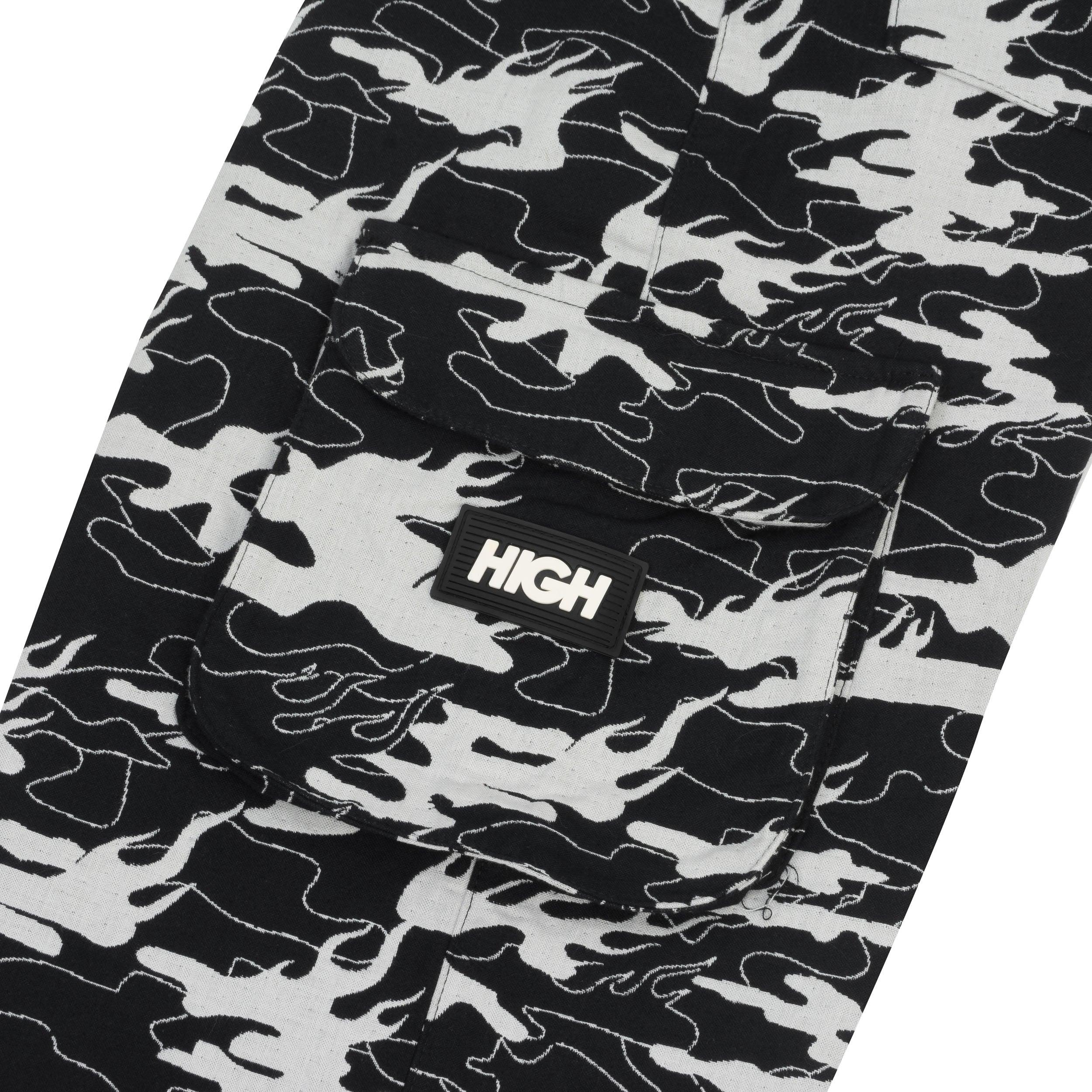 Camo Jacquard Cargo Pants - Four Street