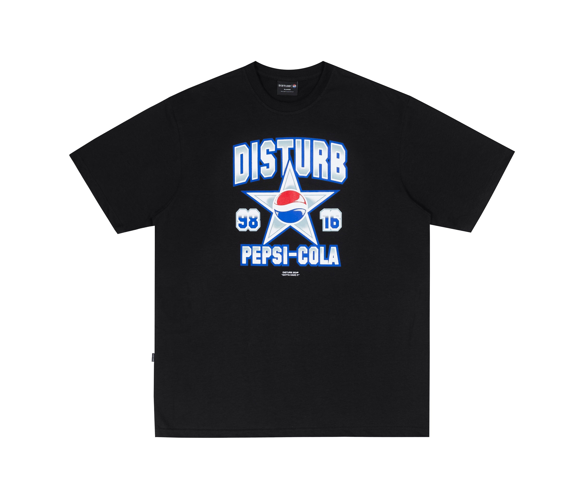 Cola Star Tee in Black