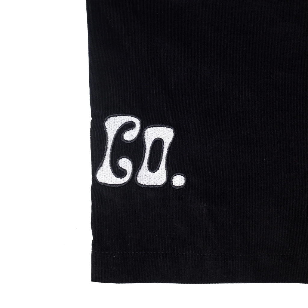 Corduroy Beach Shorts Black - Four Street