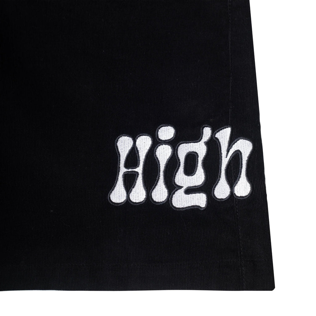 Corduroy Beach Shorts Black - Four Street