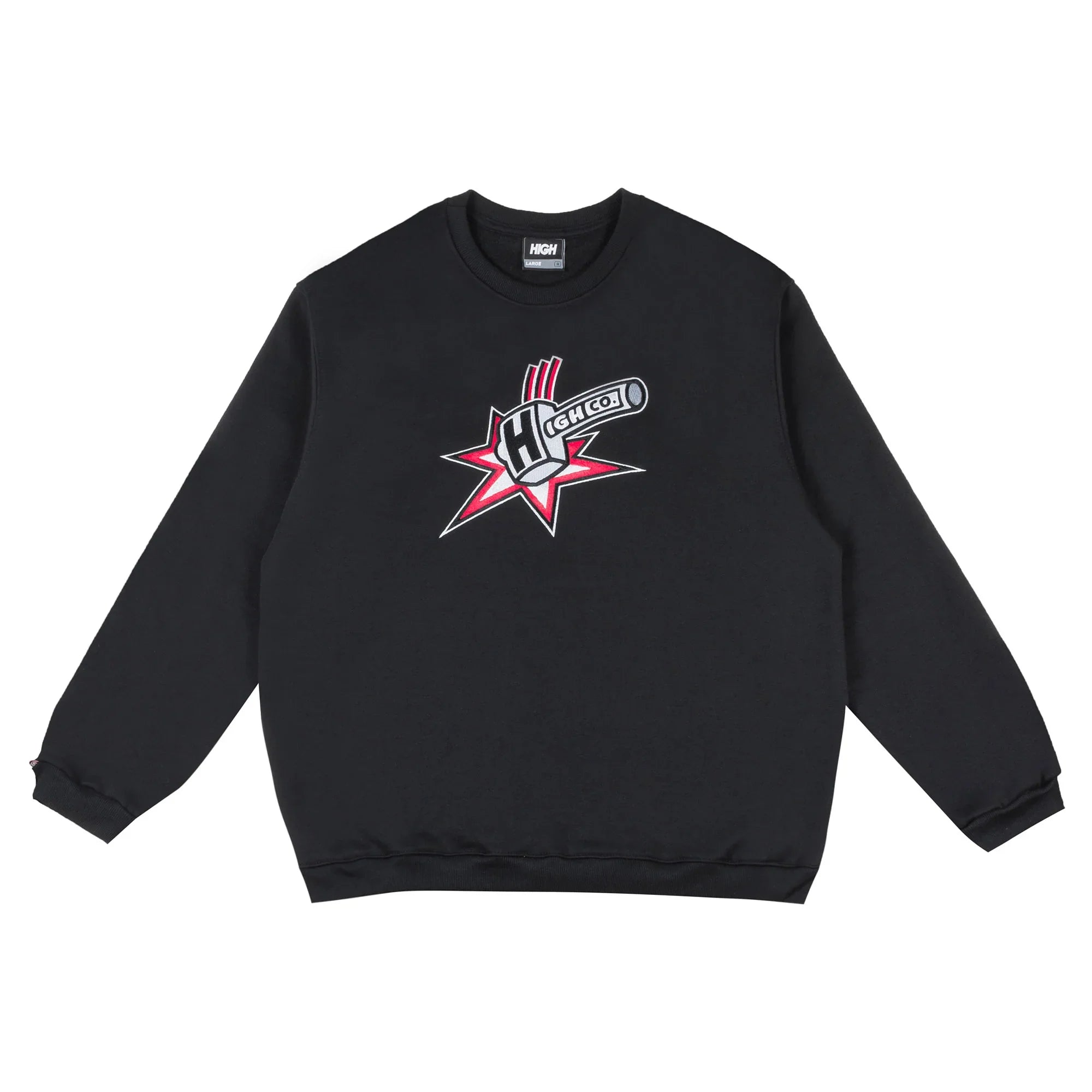 Crewneck Hammer Black - Four Street