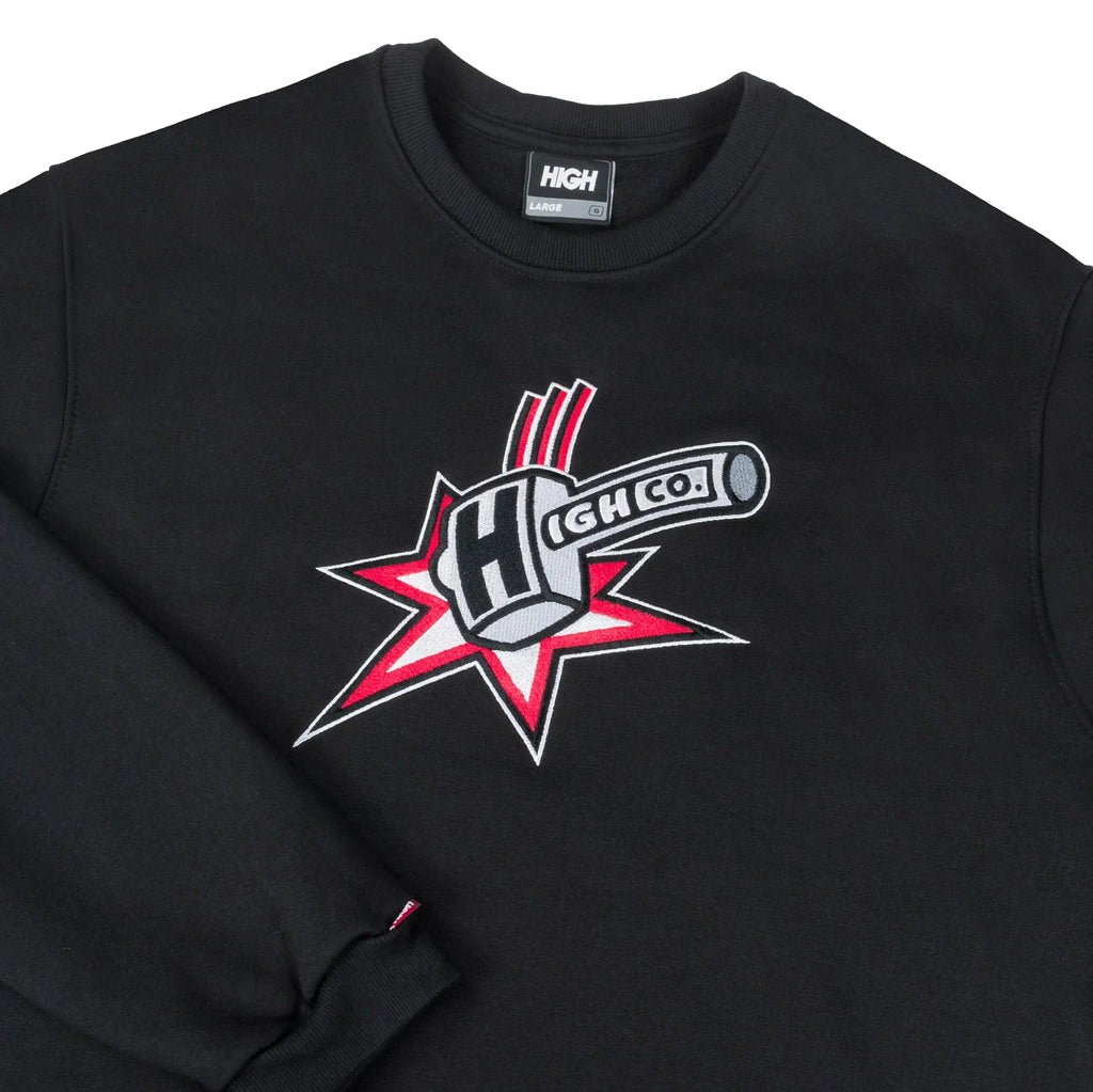 Crewneck Hammer Black - Four Street