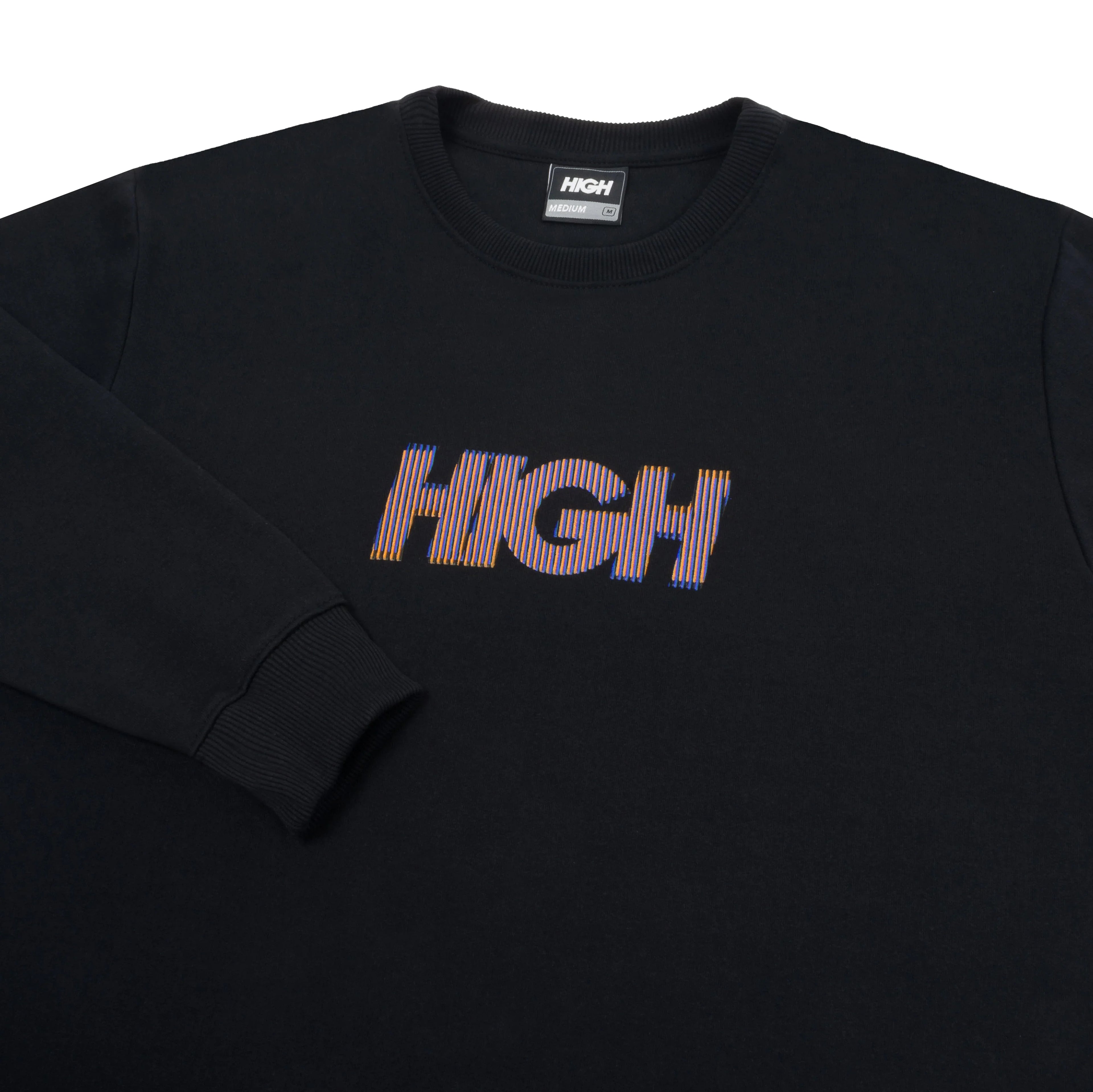 Crewneck High "Olograph Logo" Preto - Four Street