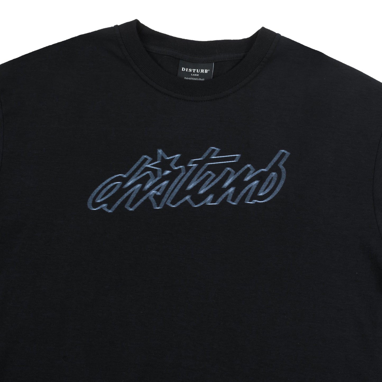 Cursive T-Shirt In Black