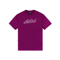 Cursive T-Shirt In Purple