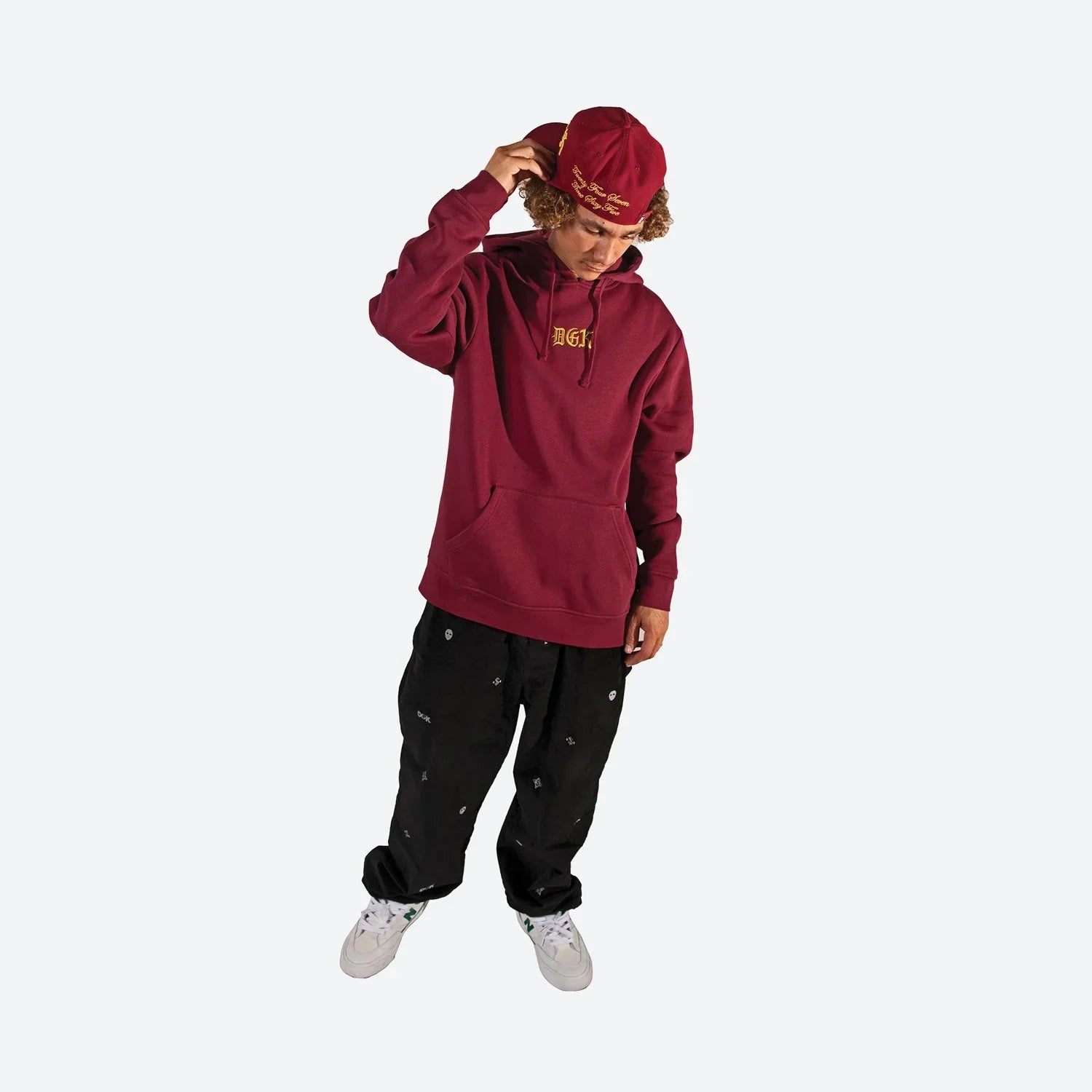 Courage Embroidered Hooded Fleece - Four Street