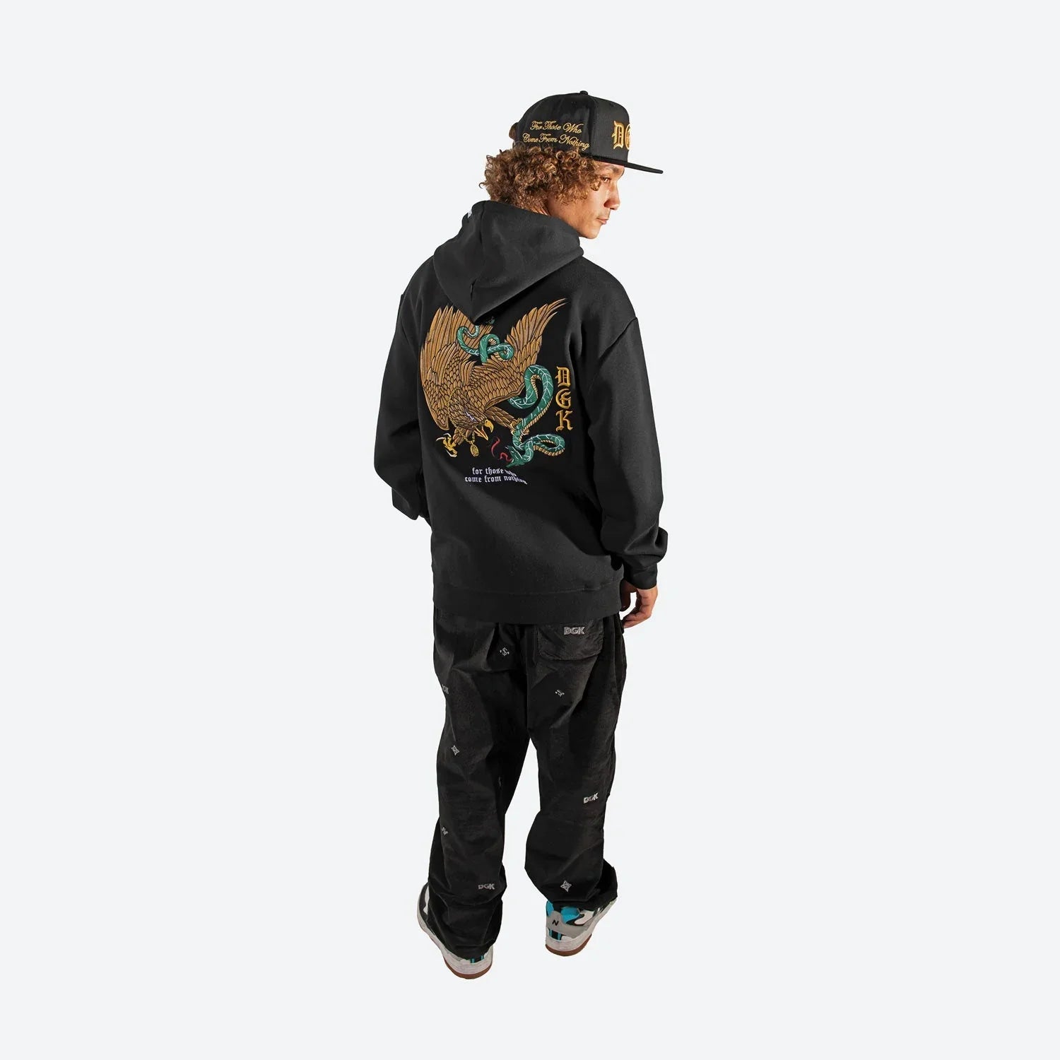 Courage Embroidered Hooded Fleece - Four Street