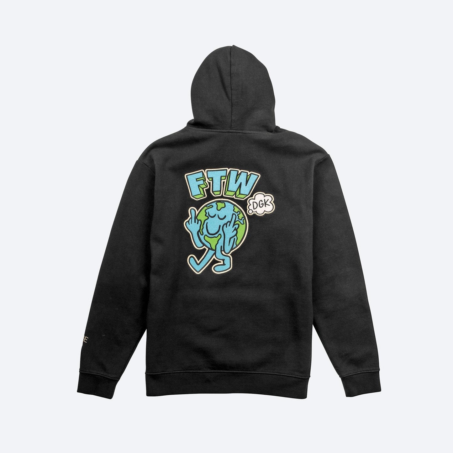Chaos Embroidered Hooded Fleece