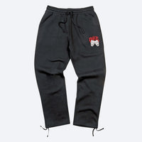 Laugh Now Embroidered Fleece Pant