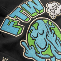 Chaos Embroidered Hooded Fleece
