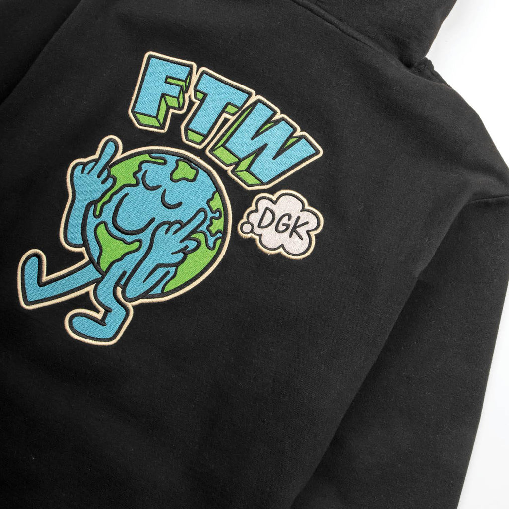 Chaos Embroidered Hooded Fleece - Four Street