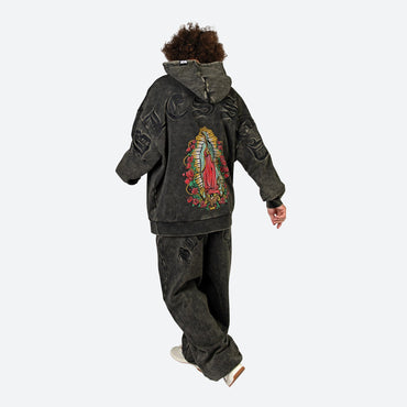 Our Lady Hooded Fleece