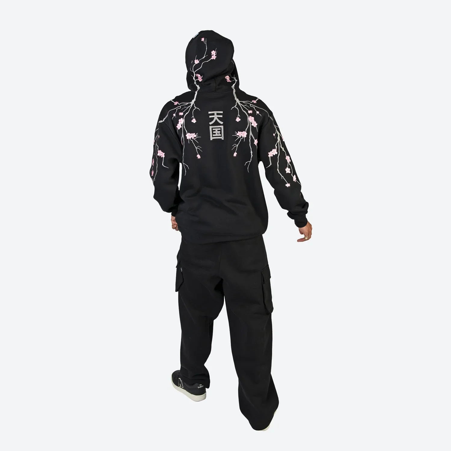 Life Embroidered Hooded Fleece - Four Street