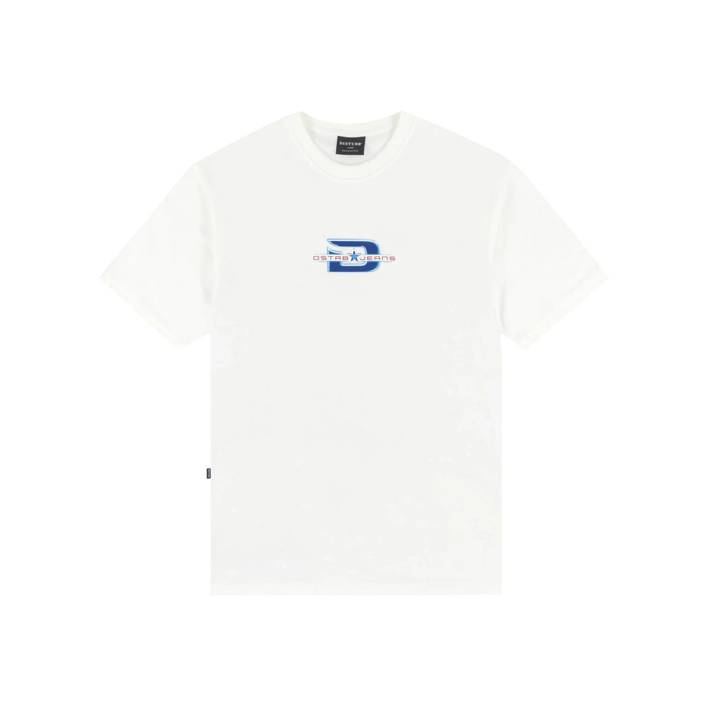 DSTRB Jeans T-Shirt in Off-white - Four Street