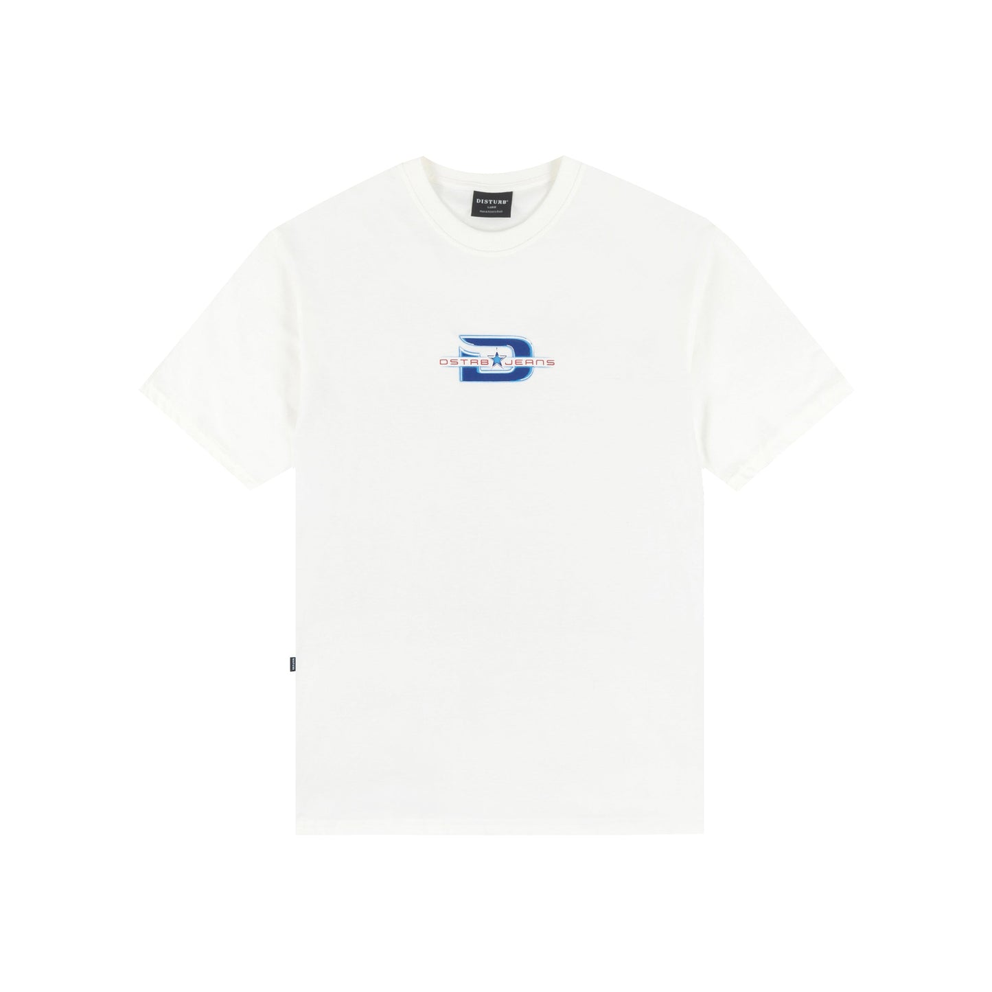 DSTRB Jeans T-Shirt in Off-white