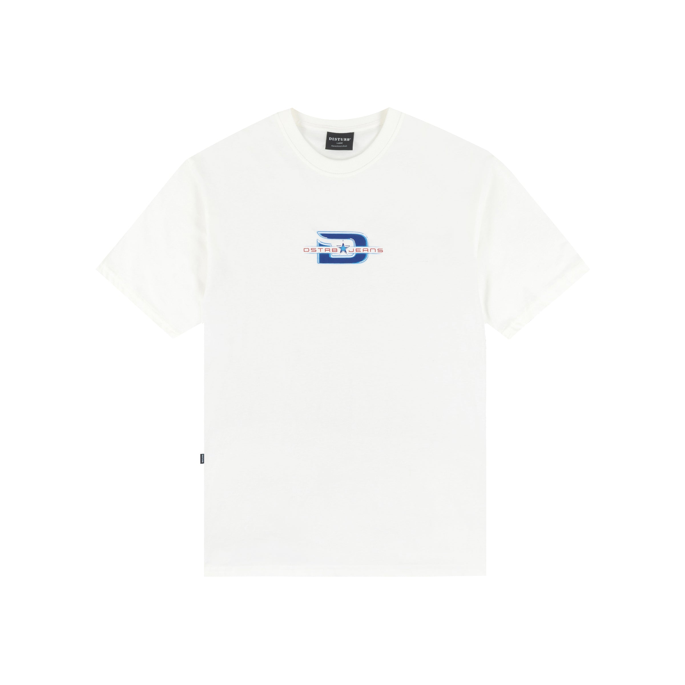 DSTRB Jeans T-Shirt in Off-white