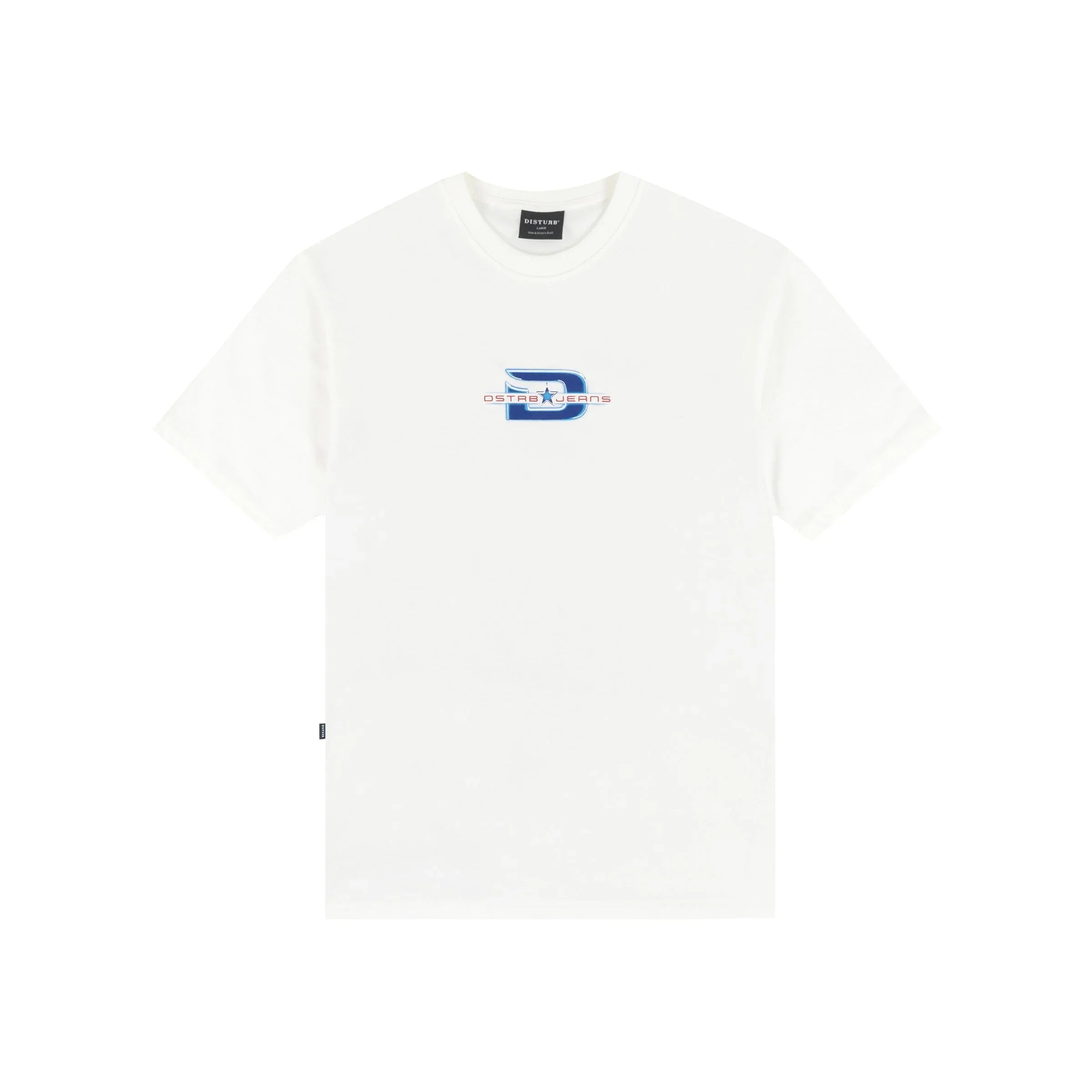 DSTRB Jeans T-Shirt in Off-white - Four Street
