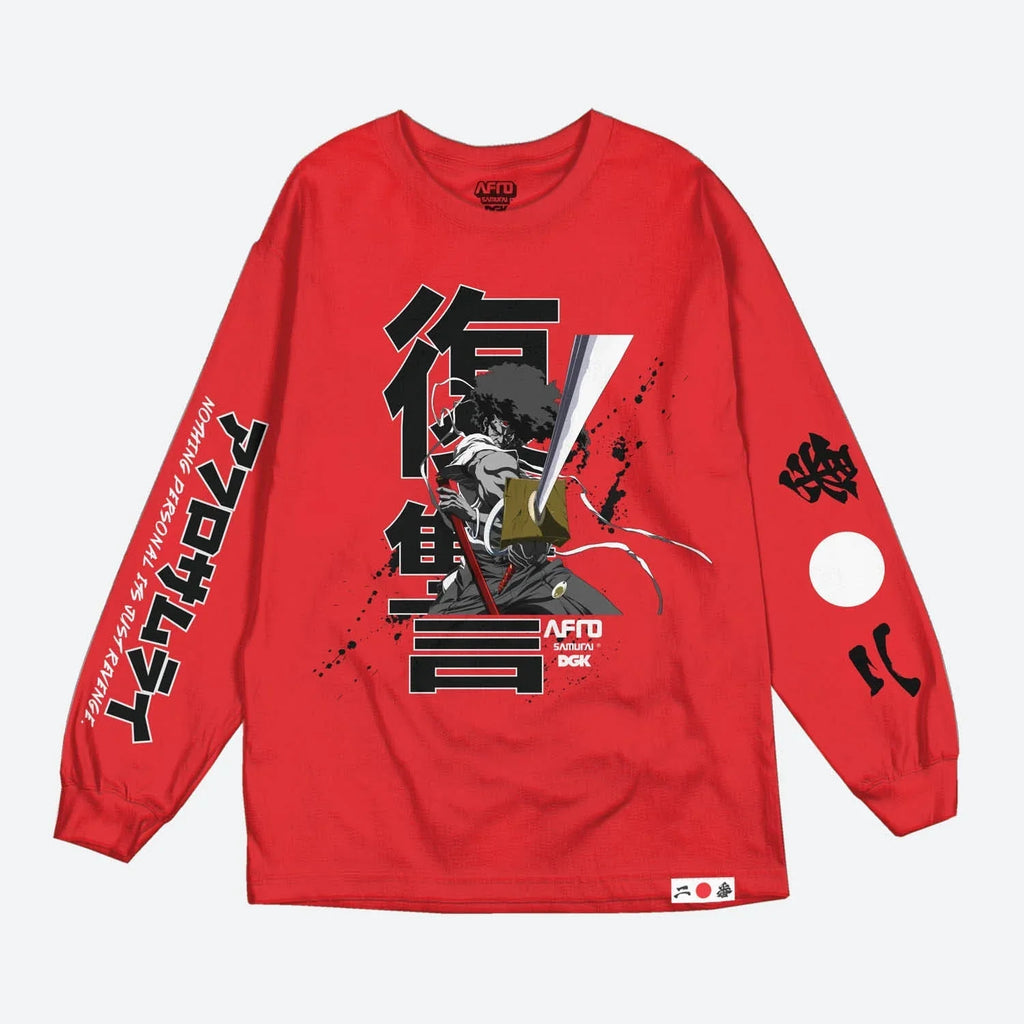 Afro Long Sleeve T-Shirt - Four Street