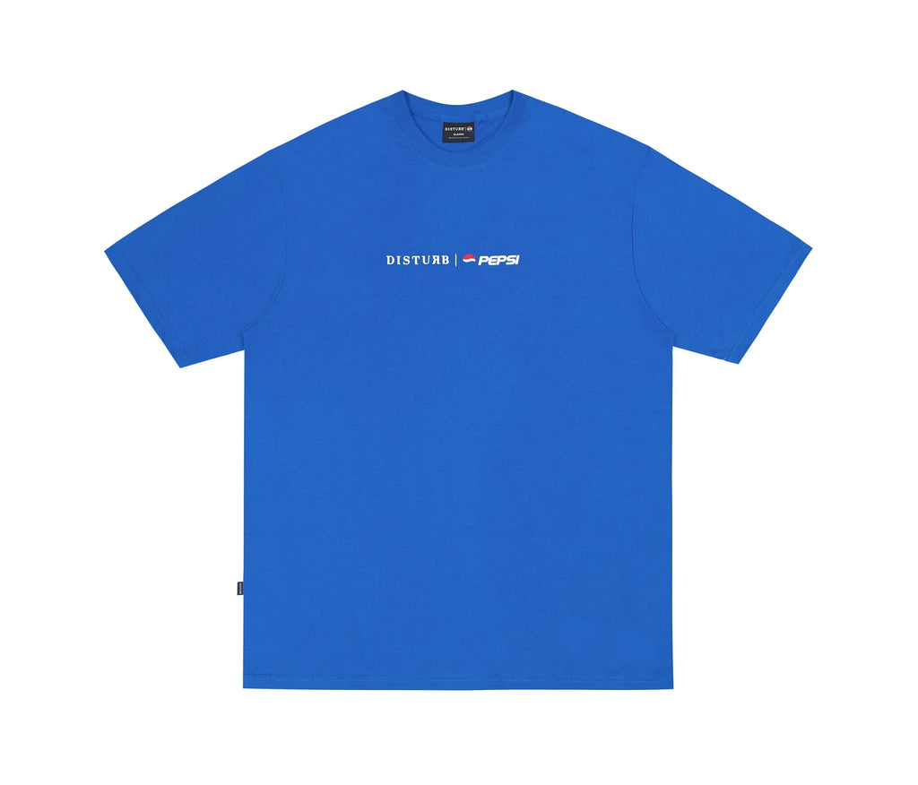 Disturb x Pepsi Tee in Blue - Four Street