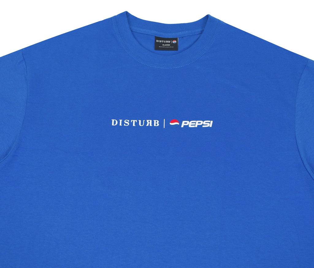 Disturb x Pepsi Tee in Blue - Four Street