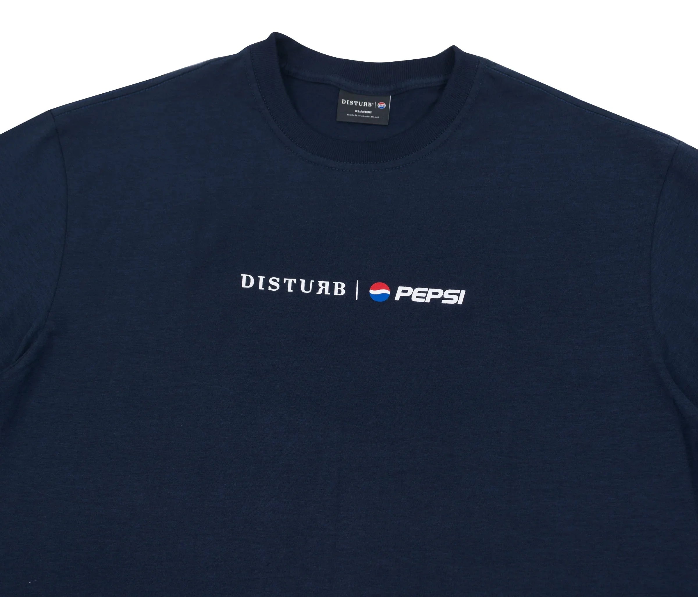 Disturb x Pepsi Tee in Navy - Four Street