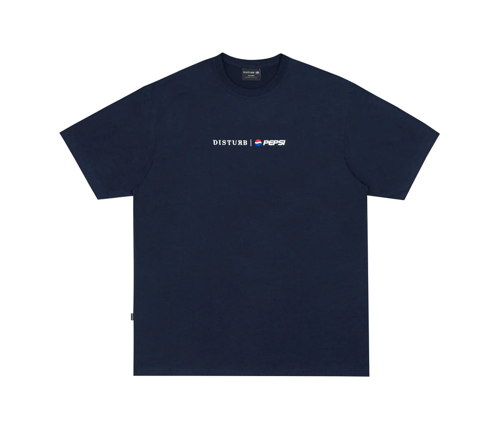 Disturb x Pepsi Tee in Navy - Four Street