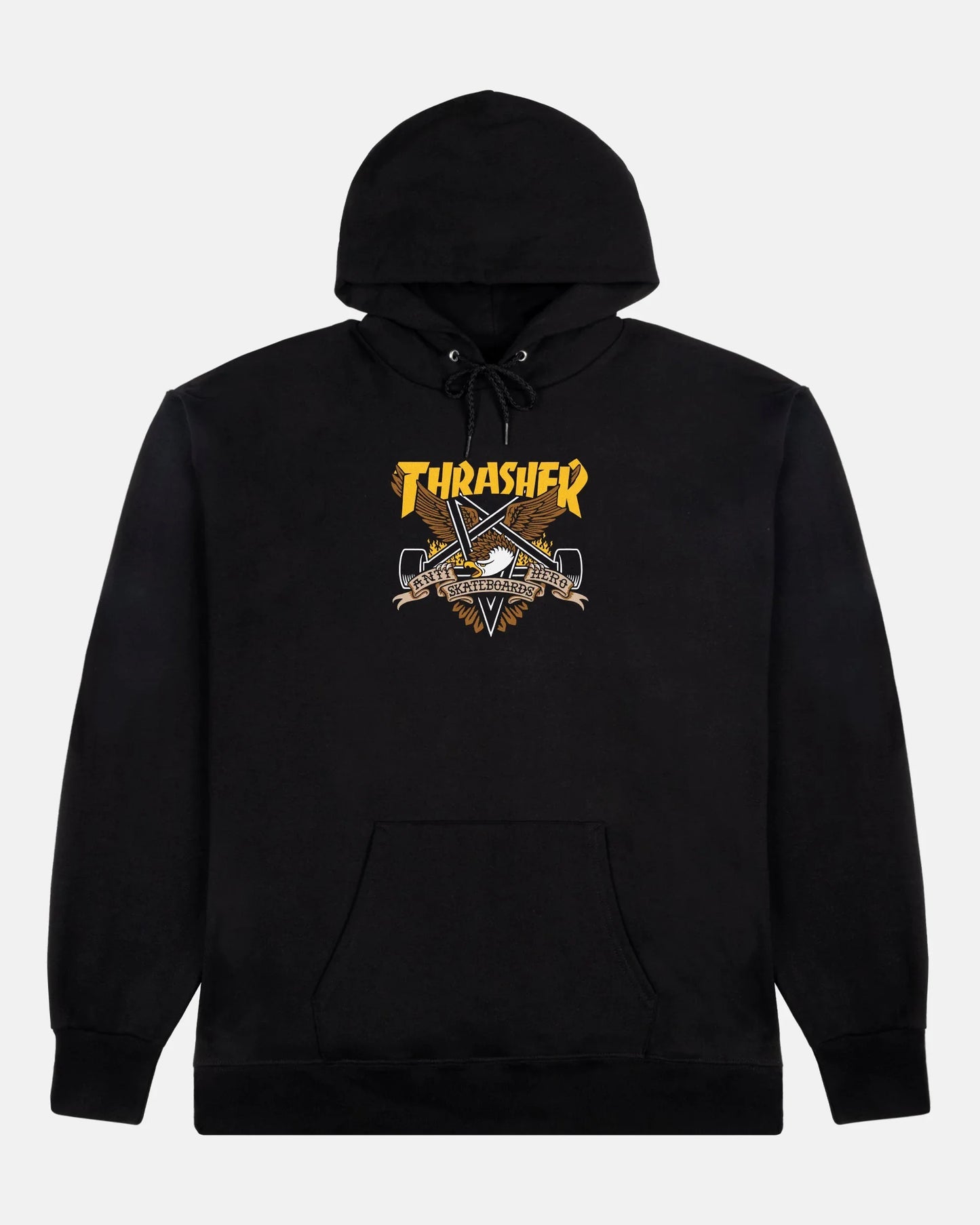 EAGLEGRAM - HOODIE - BLACK