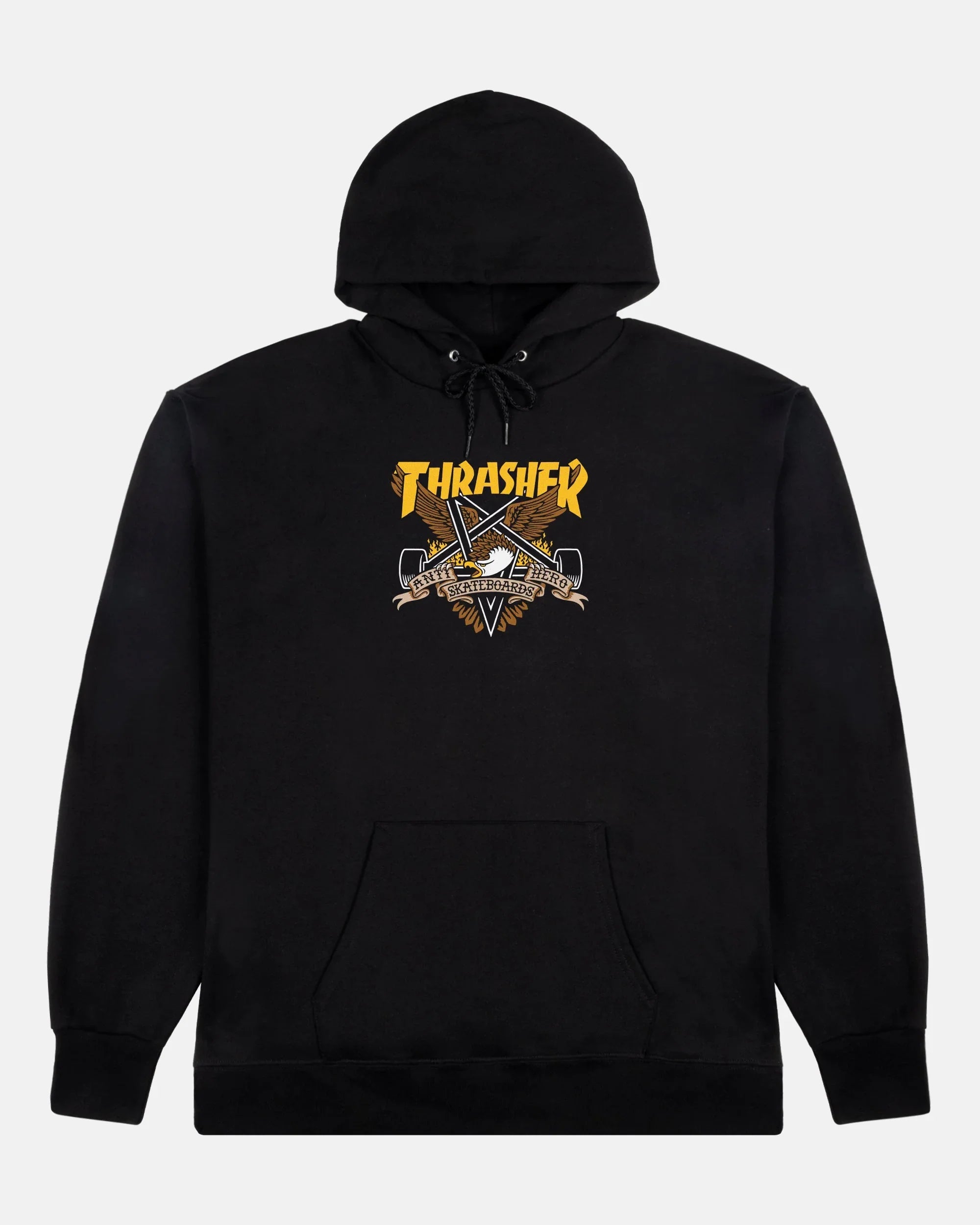 EAGLEGRAM - HOODIE - BLACK