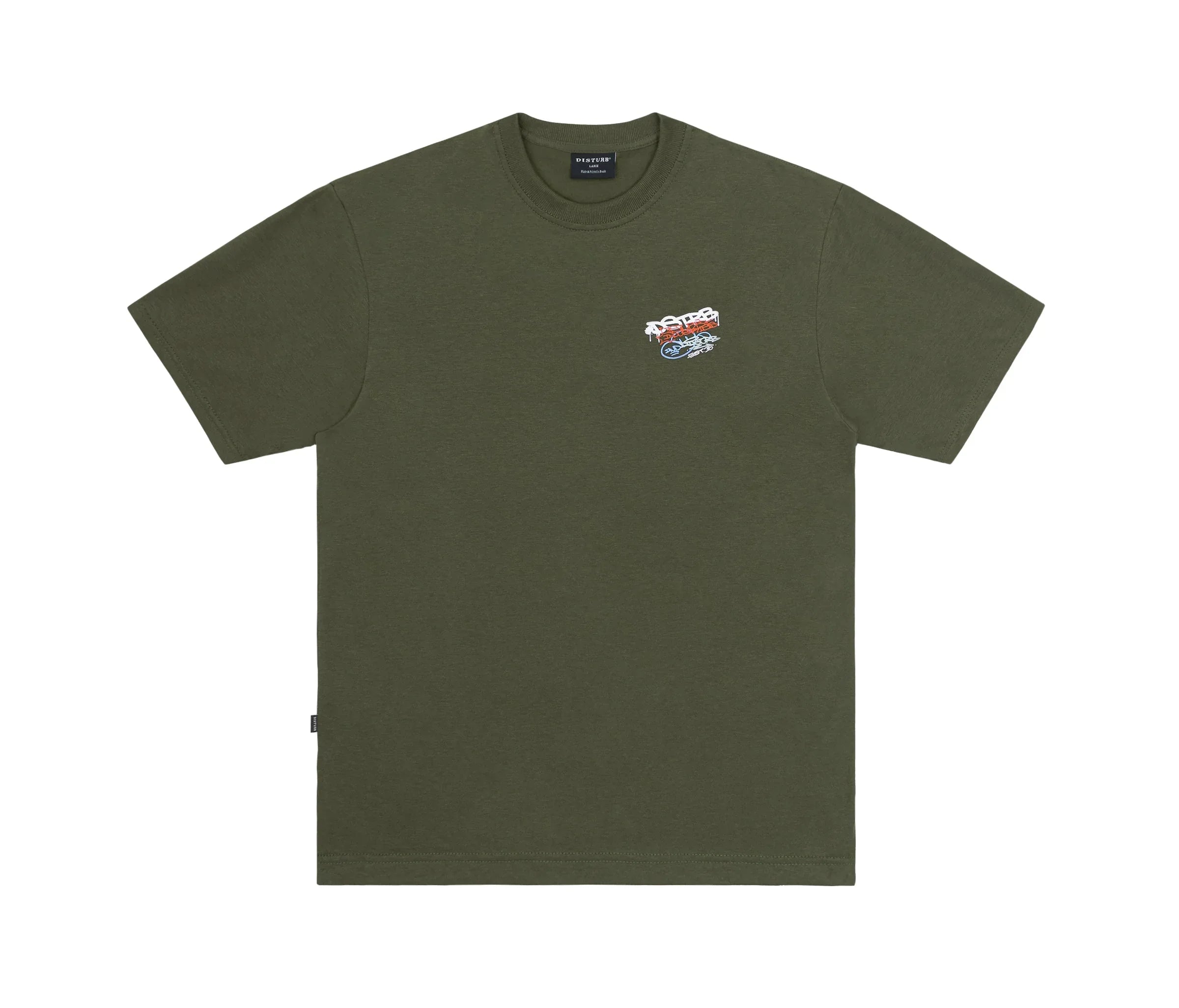 Essential Markers T-Shirt In Dark Green - Four Street