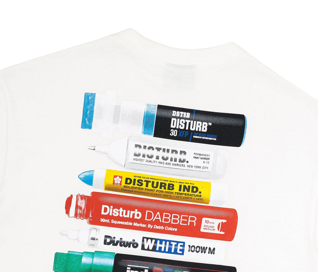 Essential Markers T-Shirt In Off-White - Four Street