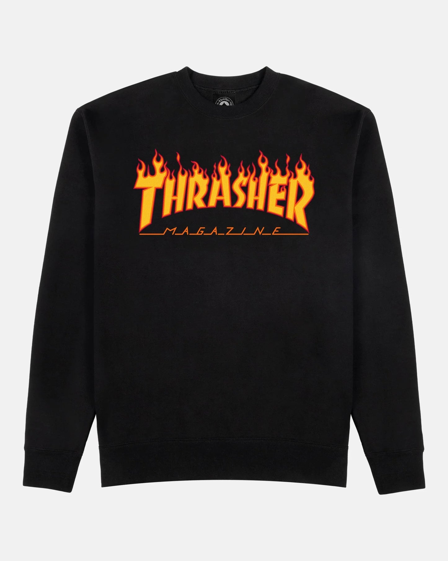 FLAME CREWNECK BLACK