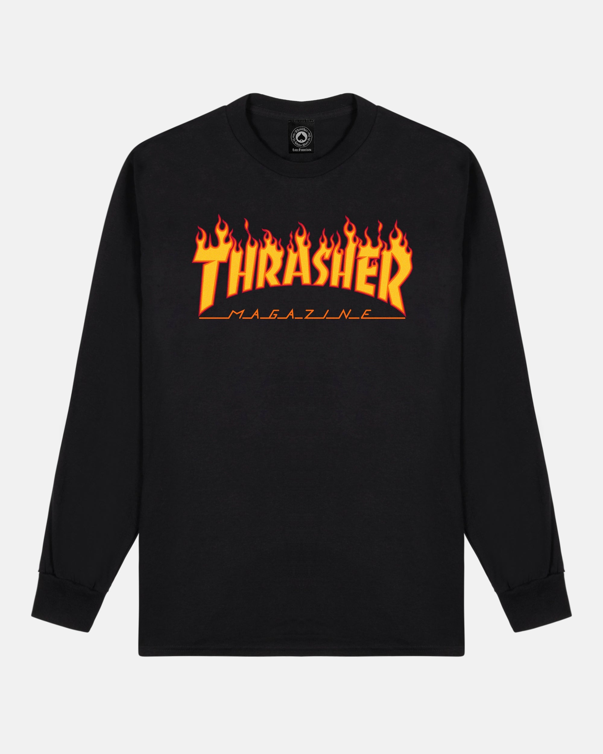 FLAME - LONGSLEEVE - BLACK