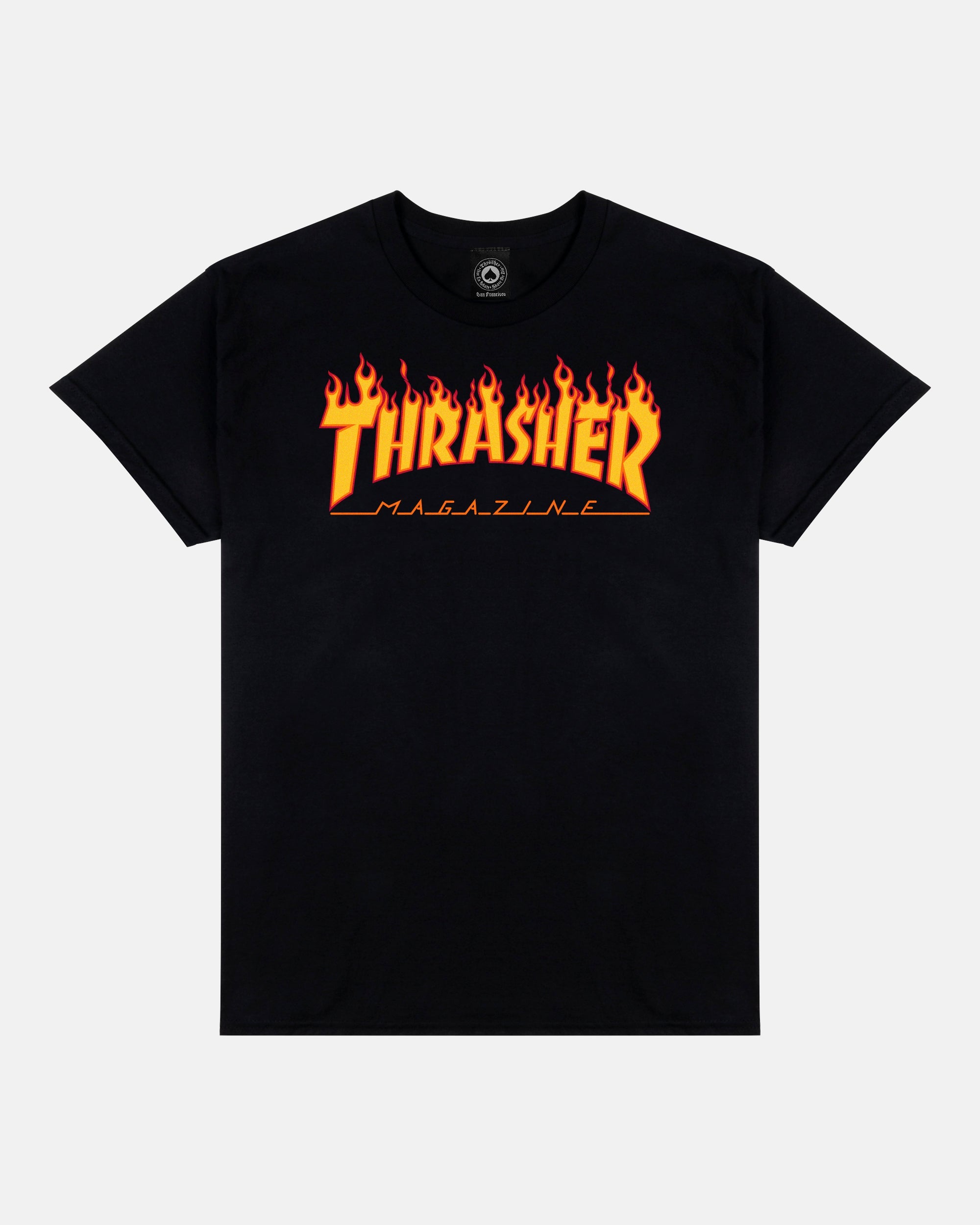 FLAME - TSHIRT - BLACK