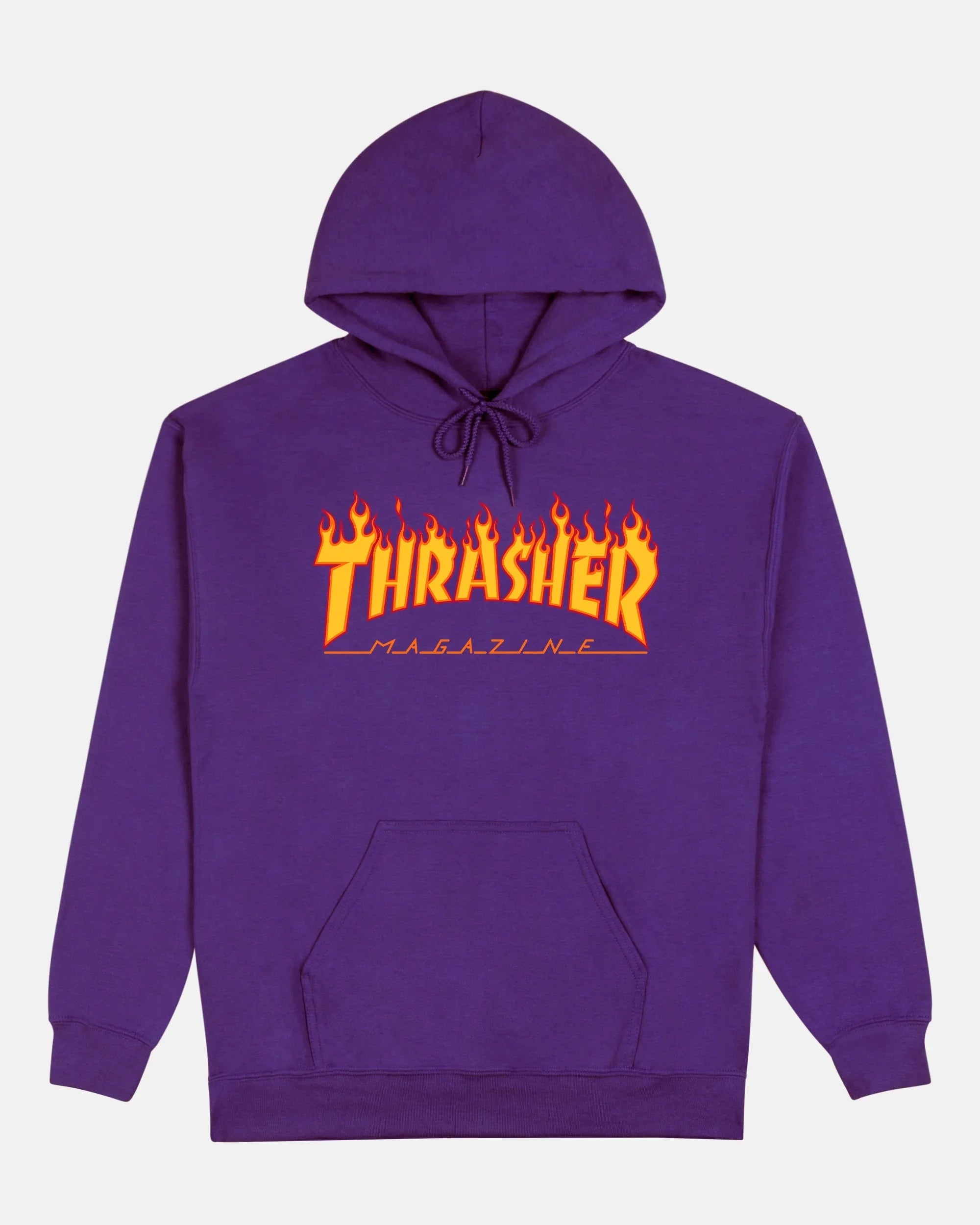FLAME - HOODIE - PURPLE - Four Street