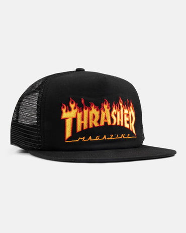 FLAME - TRUCKER - BLACK
