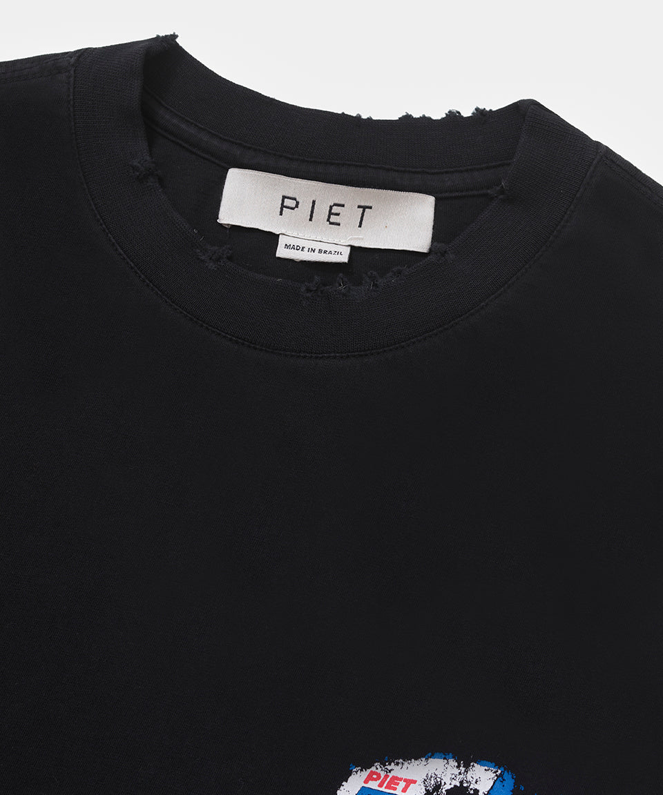 Camiseta Manga Longa Piet F.C - Vintage Blue