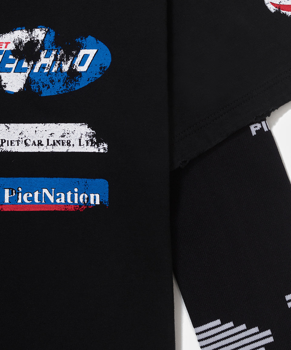 Camiseta Manga Longa Piet F.C - Vintage Black