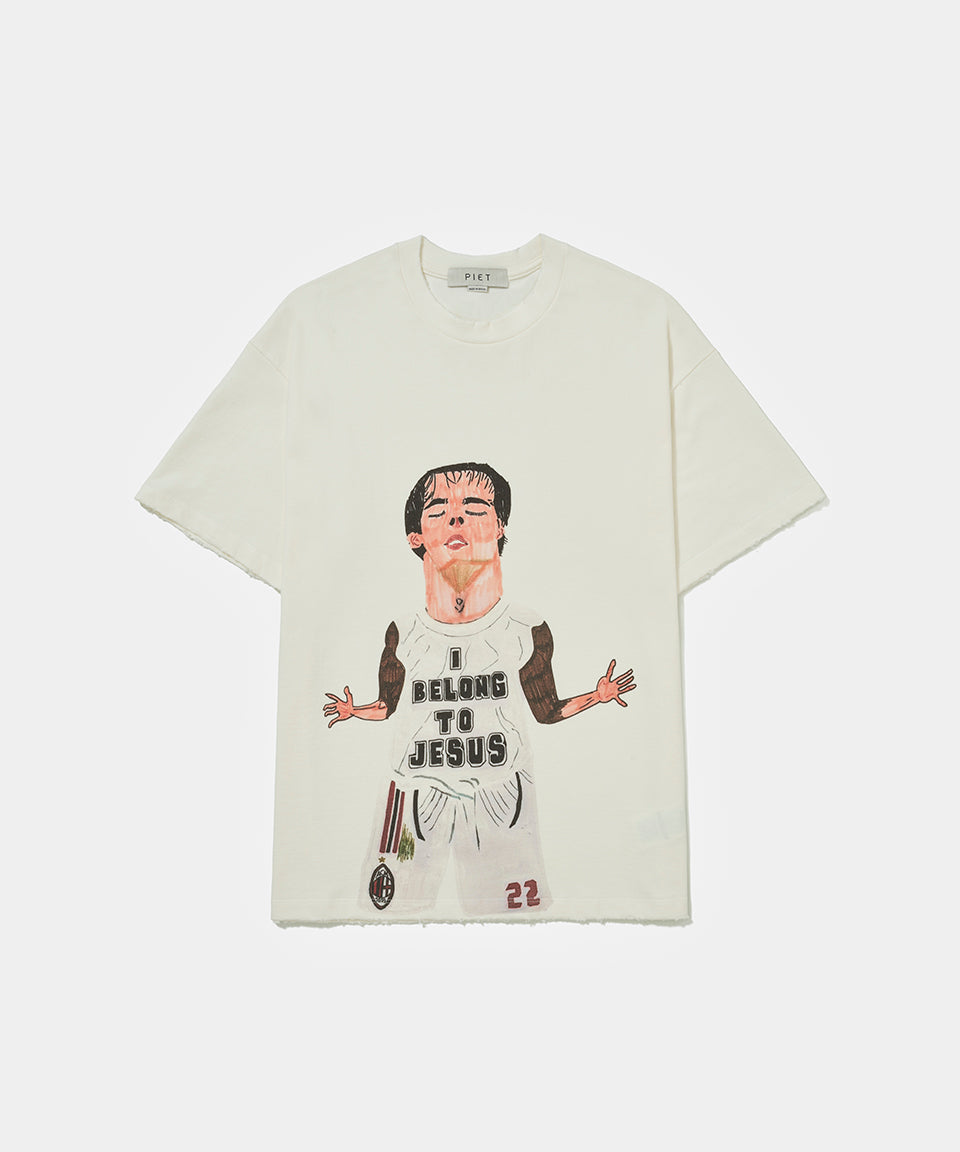 Camiseta PIET I Belong to Jesus - Bone White